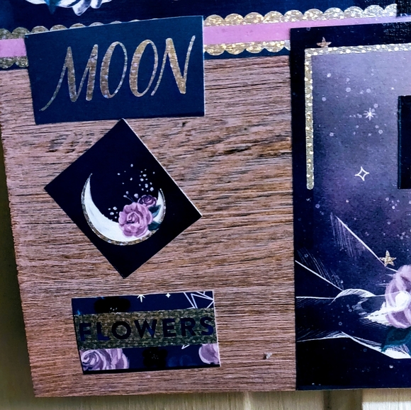 🌙 OOAK Artist Made Sign "Celestial Bloom " 🌙 - Picture 5 of 6